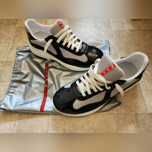 PRADA CUP SNEAKERS SIZE 7 UK (8.5 US) - Picture 1 of 7